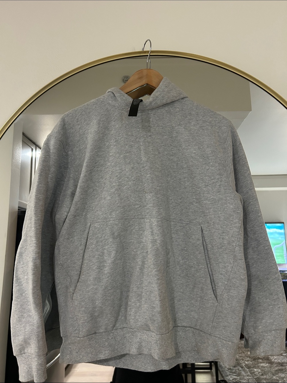 lululemon athletica Light Heather Gray Pullover Hoodie